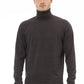 Brown Cotton Men Sweater - SEHABRANDS