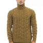 Brown Wool Men Sweater - SEHABRANDS