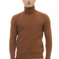 Brown Alpaca Men Sweater - SEHABRANDS