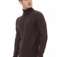 Brown Merino Wool Men Sweater - SEHABRANDS