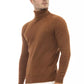 Brown Alpaca Men Sweater - SEHABRANDS