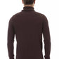 Brown Merino Wool Men Sweater - SEHABRANDS