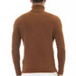 Brown Alpaca Men Sweater - SEHABRANDS