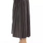 Brown Polyethylene Women Skirt - SEHABRANDS