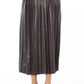 Brown Polyethylene Women Skirt - SEHABRANDS