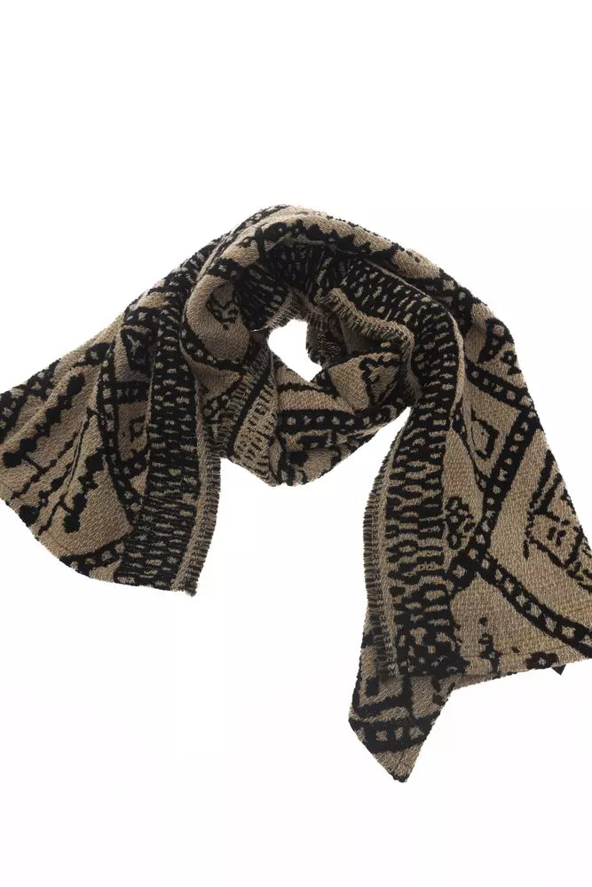 Brown Acetate Women Scarf - SEHABRANDS