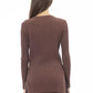 Brown Viscose Women Sweater - SEHABRANDS