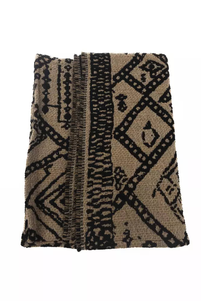 Brown Acetate Women Scarf - SEHABRANDS