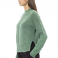 Green Wool Women Sweater - SEHABRANDS