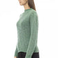 Green Polyamide Women Sweater - SEHABRANDS