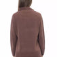 Brown Merino Wool Women Sweater - SEHABRANDS