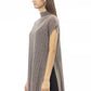 Brown Wool Women Sweater - SEHABRANDS