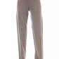 Brown Wool Women Pant - SEHABRANDS