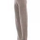 Brown Wool Women Pant - SEHABRANDS