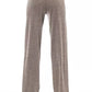 Brown Wool Women Pant - SEHABRANDS