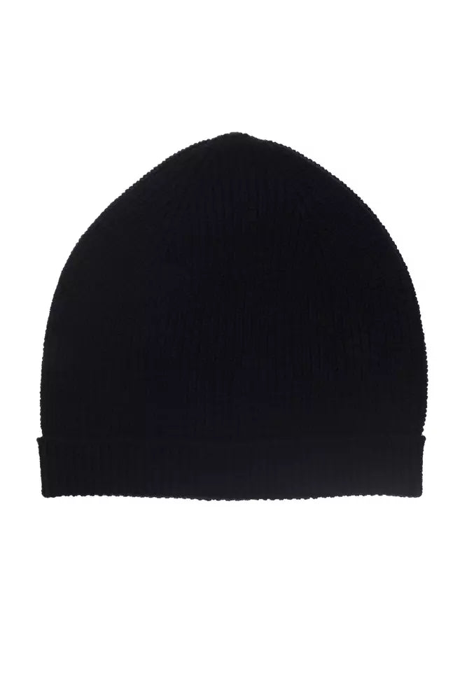 Blue Merino Wool Men Hat - SEHABRANDS