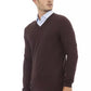 Brown Merino Wool Men Sweater - SEHABRANDS