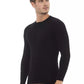 Black Viscose Men Sweater - SEHABRANDS