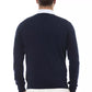 Blue Wool Men Sweater - SEHABRANDS