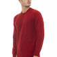 Red Wool Men Sweater - SEHABRANDS