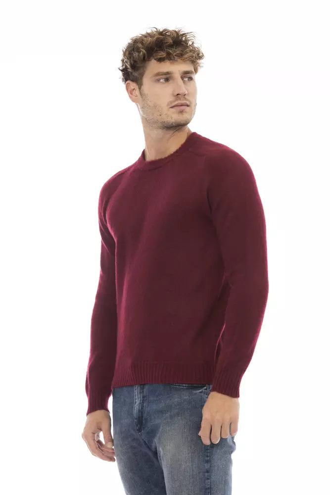 Red Wool Men Sweater - SEHABRANDS