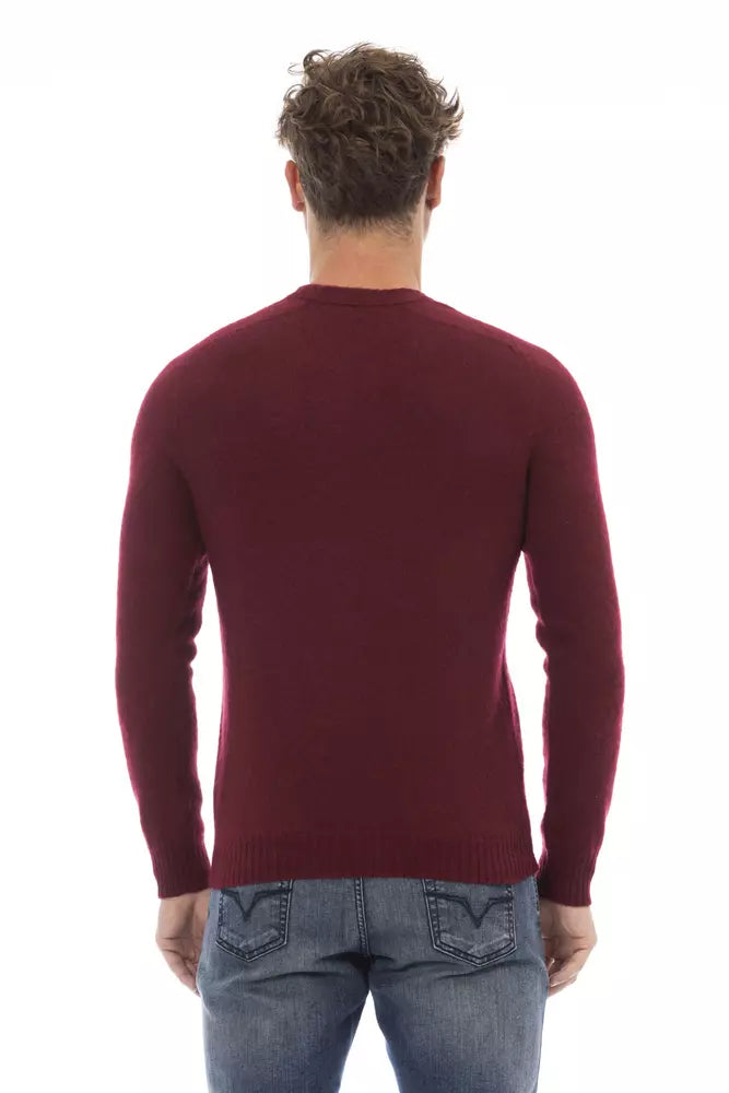 Red Wool Men Sweater - SEHABRANDS