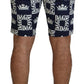 Dolce & Gabbana Casual Crown Print Chinos Shorts