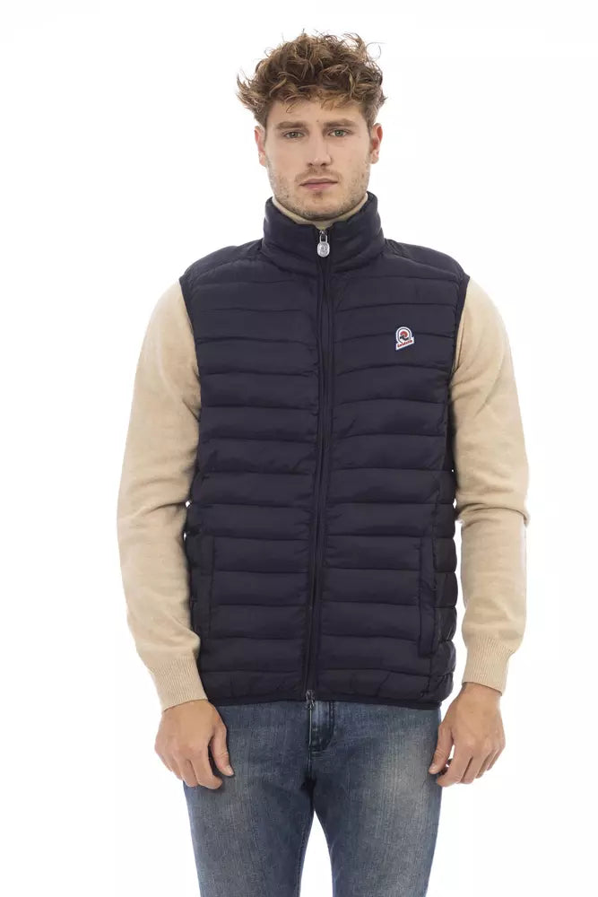 Blue Polyamide Men Vest - SEHABRANDS