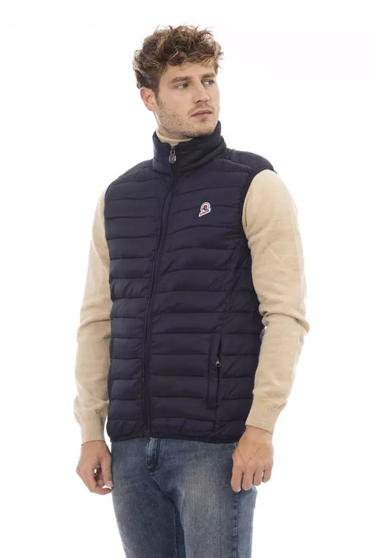 Blue Polyamide Men Vest - SEHABRANDS