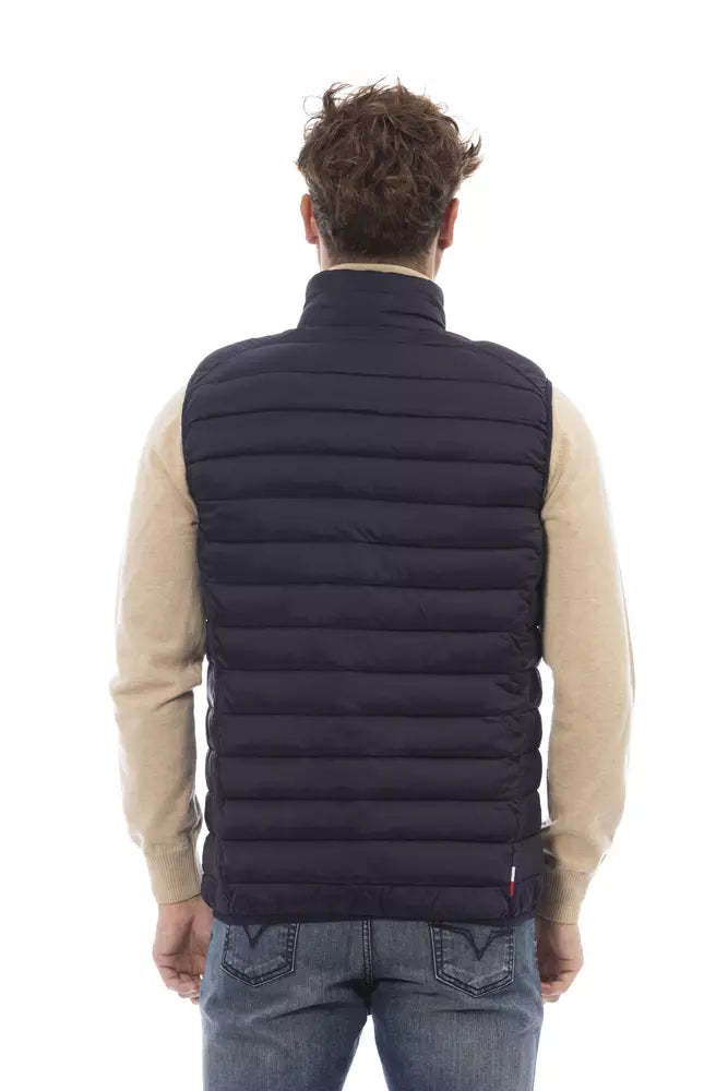 Blue Polyamide Men Vest - SEHABRANDS