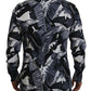 Dolce & Gabbana Multicolor Banana Leaf Print Casual Shirt