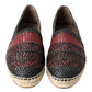 Dolce & Gabbana Elegant Woven Leather Espadrilles