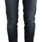 Chic Slim Fit Blue Washed Jeans - SEHABRANDS