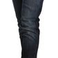 Chic Slim Fit Blue Washed Jeans - SEHABRANDS