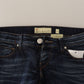 Chic Slim Fit Blue Washed Jeans - SEHABRANDS