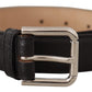 Dolce & Gabbana Sleek Black Authentic Leather Belt