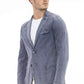 Blue Cotton Mens Blazer - SEHABRANDS