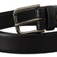 Dolce & Gabbana Elegant Black Leather Classic Belt