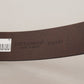 Dolce & Gabbana Elegant Dark Brown Leather Belt