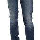 Svelte Mid Waist Slim Jeans in Vintage Blue - SEHABRANDS