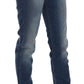 Svelte Mid Waist Slim Jeans in Vintage Blue - SEHABRANDS