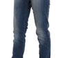 Svelte Mid Waist Slim Jeans in Vintage Blue - SEHABRANDS