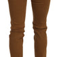 Chic Mid Waist Skinny Cotton Pants - SEHABRANDS