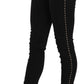 Chic Mid Waist Skinny Black Denim - SEHABRANDS