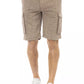 Brown Cotton Men Cargo Short - SEHABRANDS