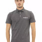 Gray Cotton Men Polo - SEHABRANDS