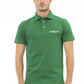 Green Cotton Men Polo - SEHABRANDS