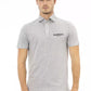 Gray Cotton Men Polo - SEHABRANDS