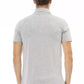 Gray Cotton Men Polo - SEHABRANDS