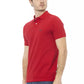 Red Cotton Men Polo - SEHABRANDS